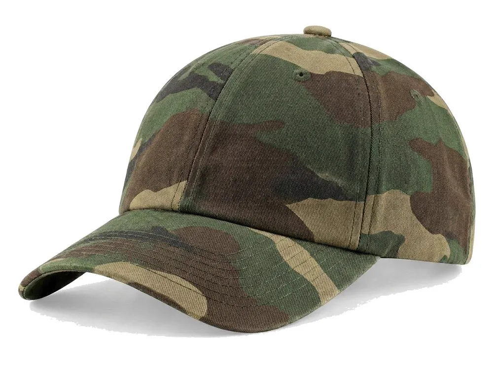 Premium Medium Profile Dad Cap in Camouflage