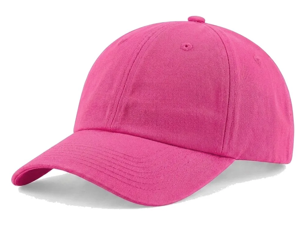 Premium Medium Profile Dad Cap in Hot Pink