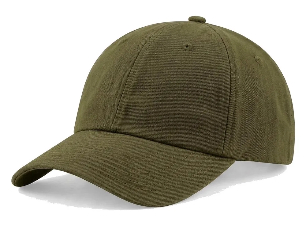 Premium Medium Profile Dad Cap in Olive