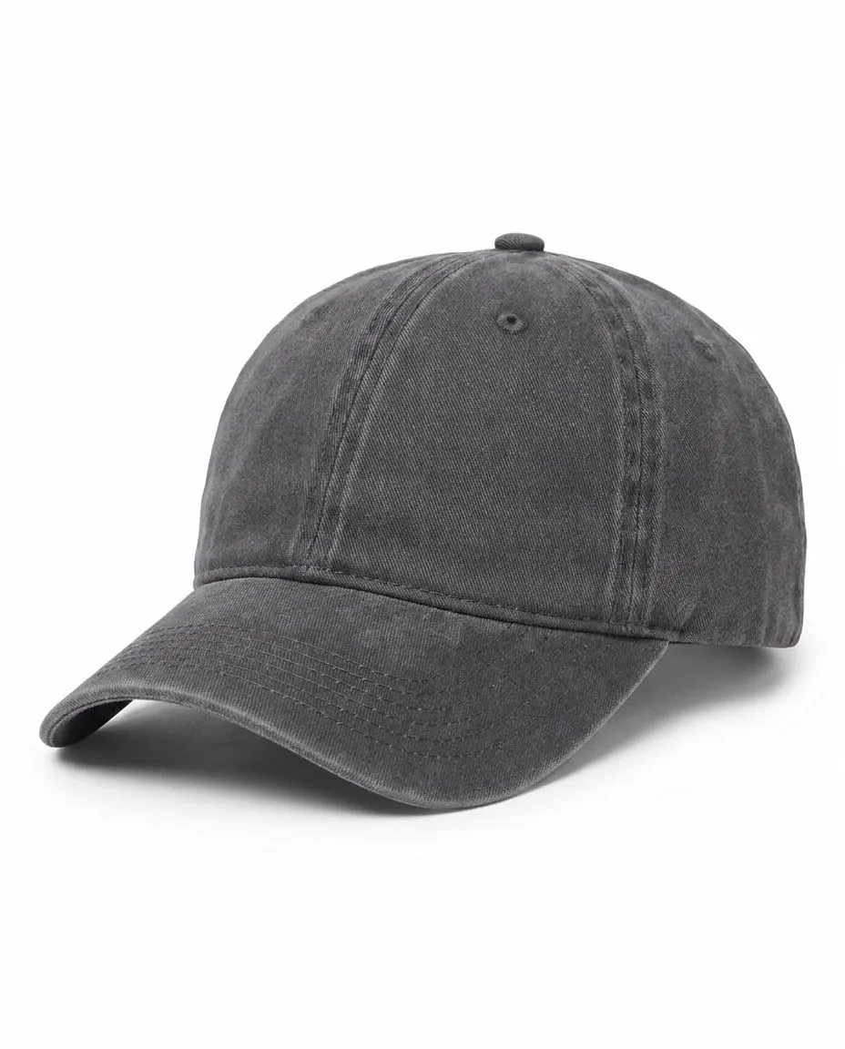 Classic Washed Cap in Charcoal