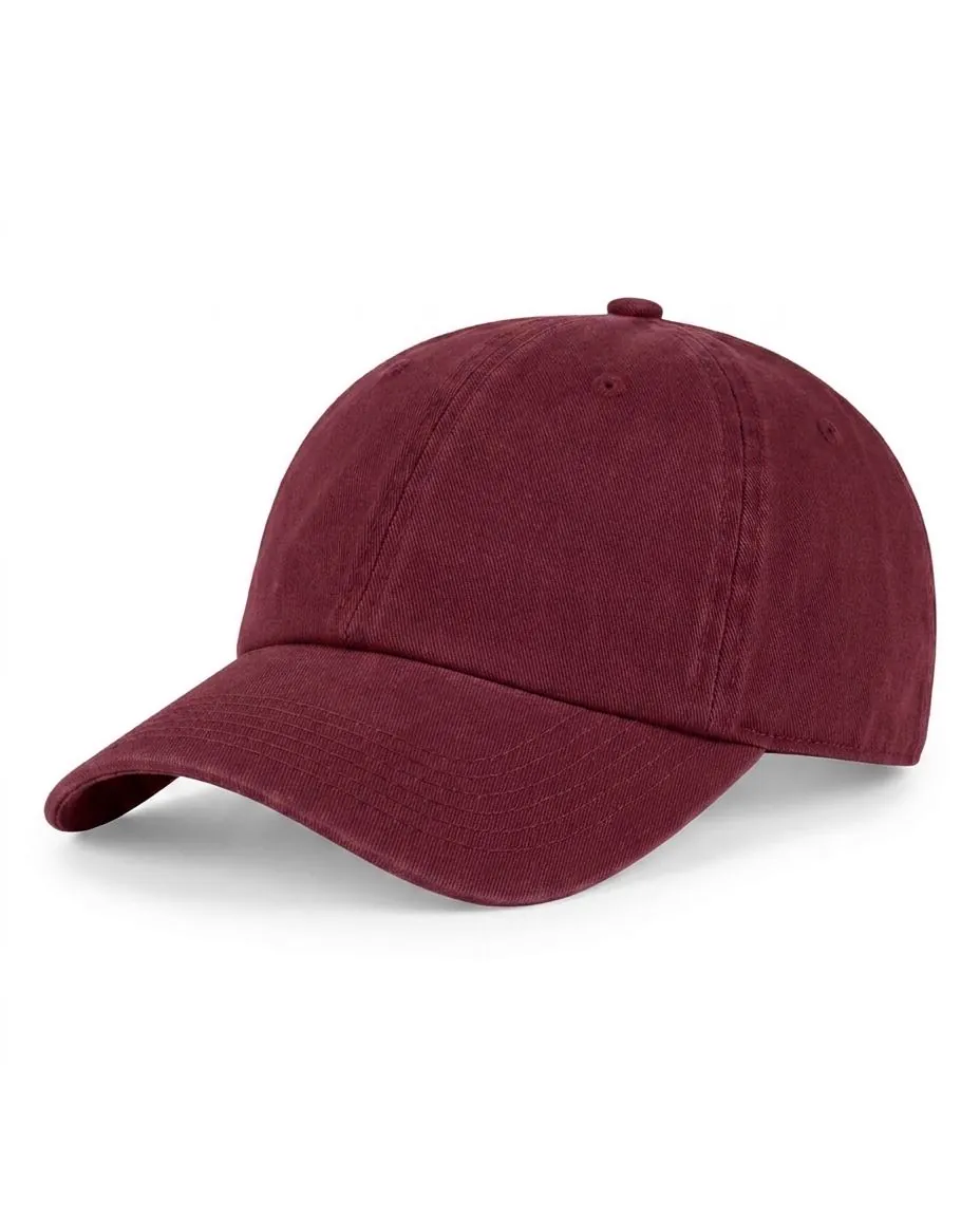 Classic Washed Cap in Maroon