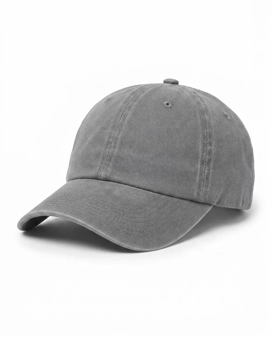 Classic Washed Cap in Medium Gray