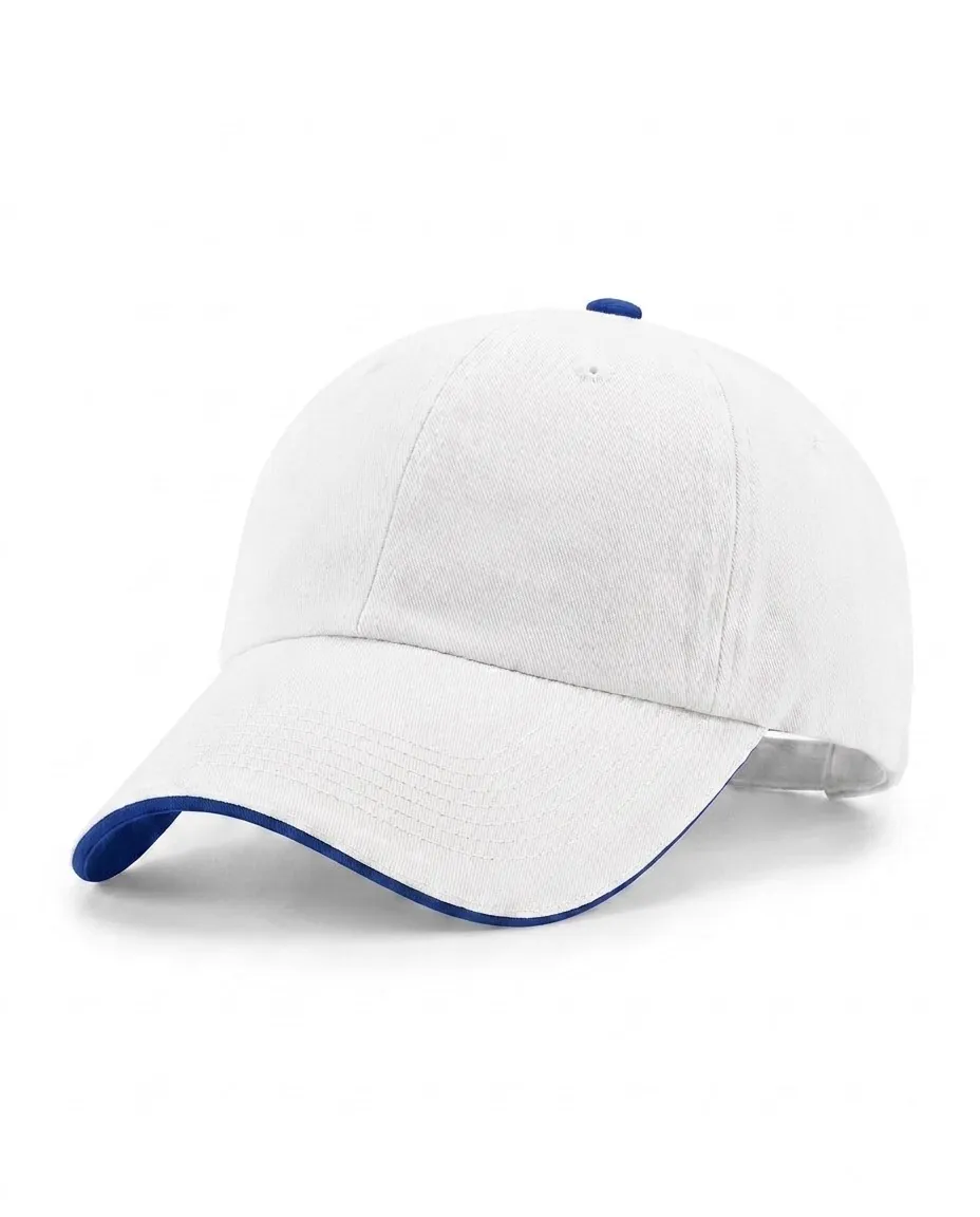 The Half Sandwich in White / Royal