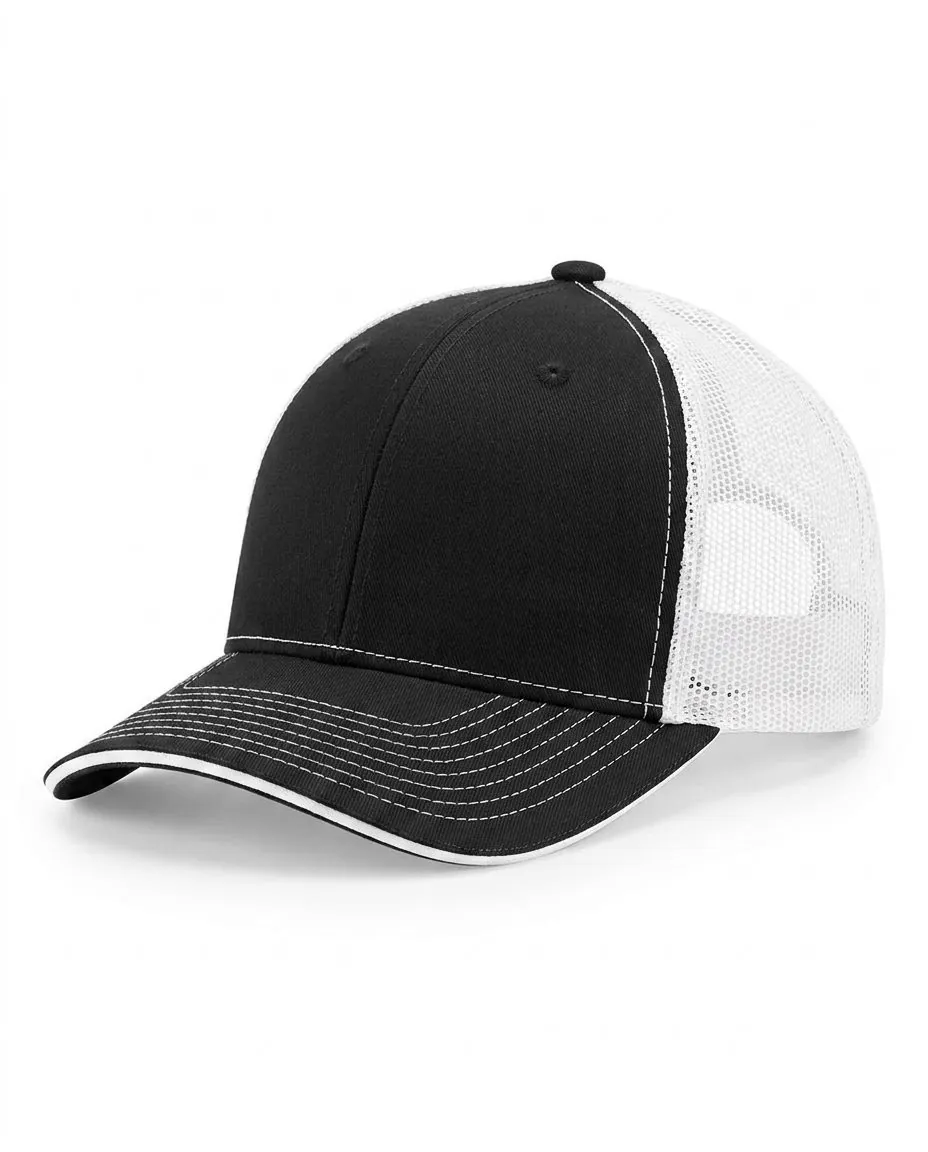 Sandwich Trucker in Black / White