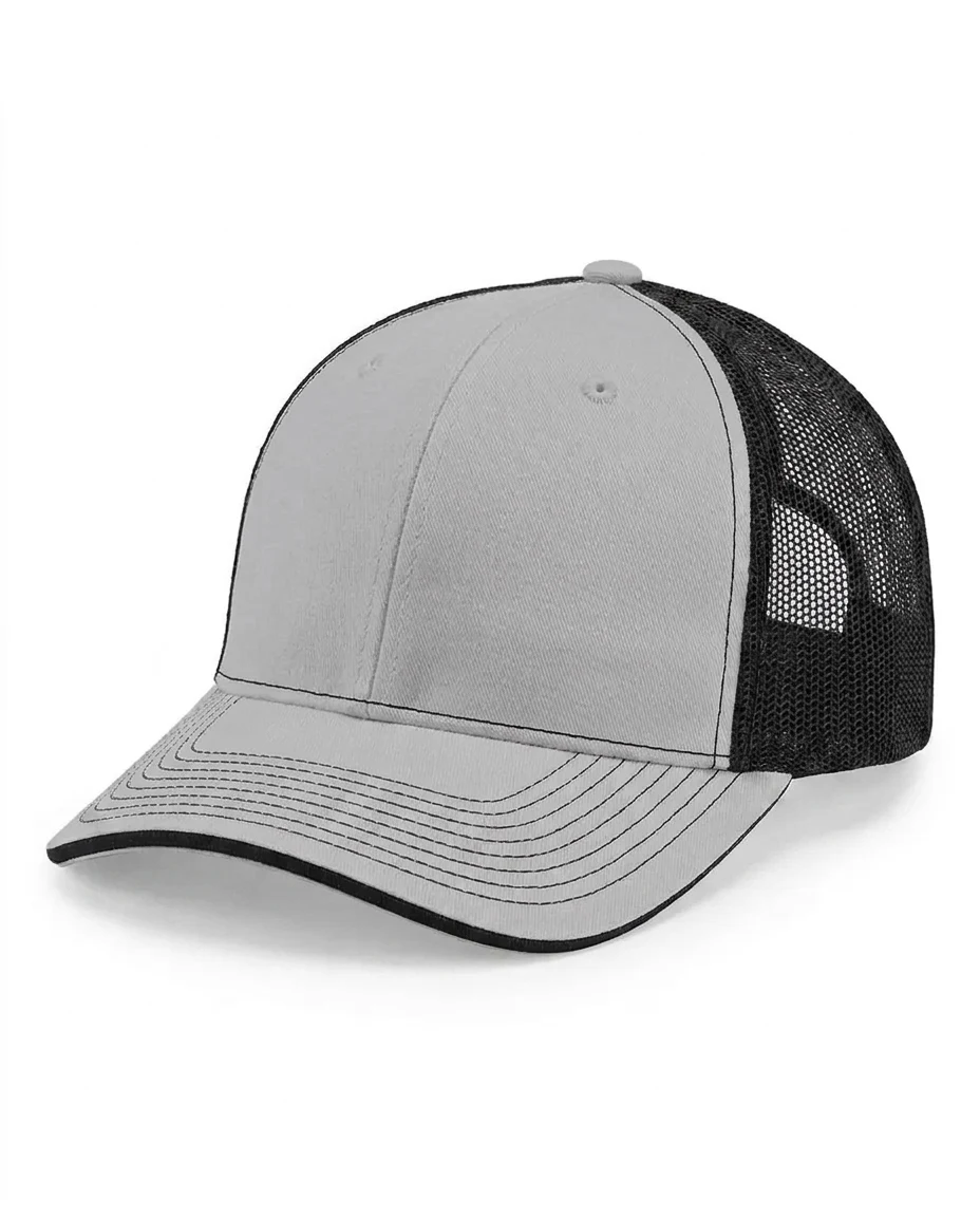 Sandwich Trucker in Light Gray / Black