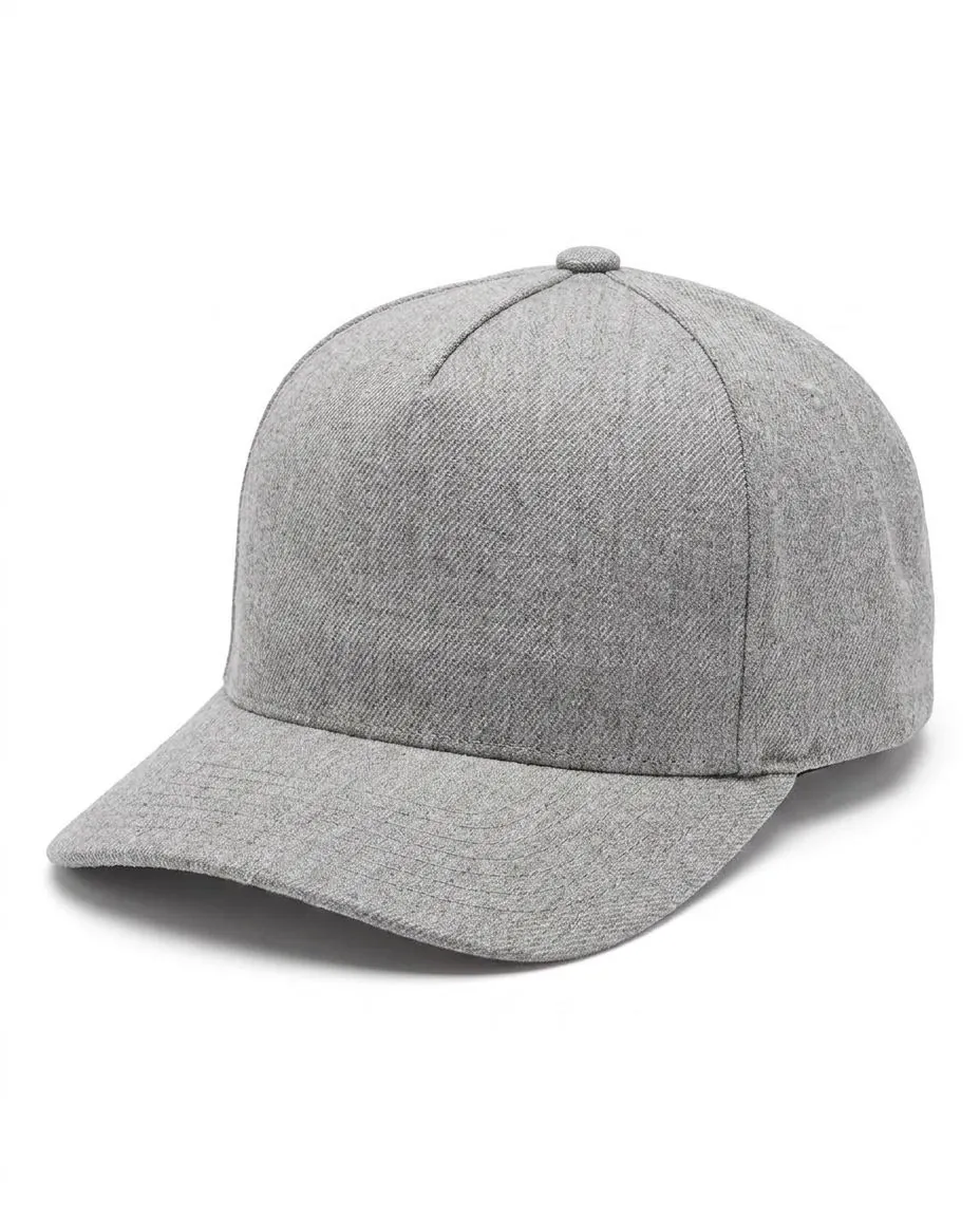 5-Panel Heavy Structure Cap in Heather Gray