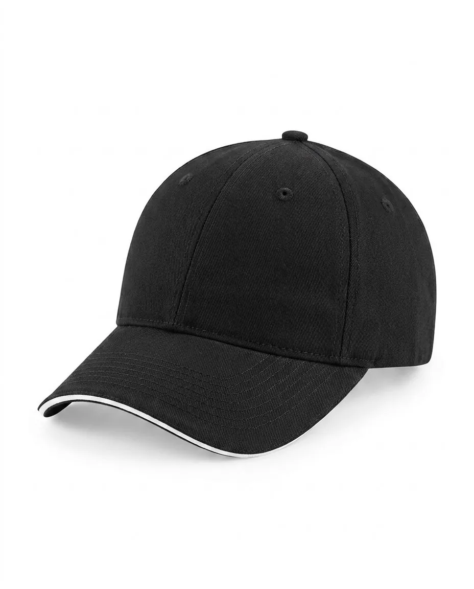 The Sandwich Cap in Black / White