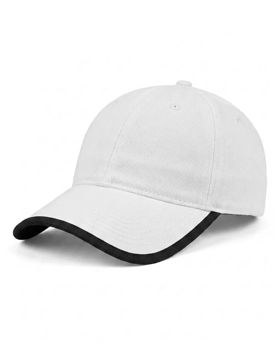 Trim Cap in White / Black