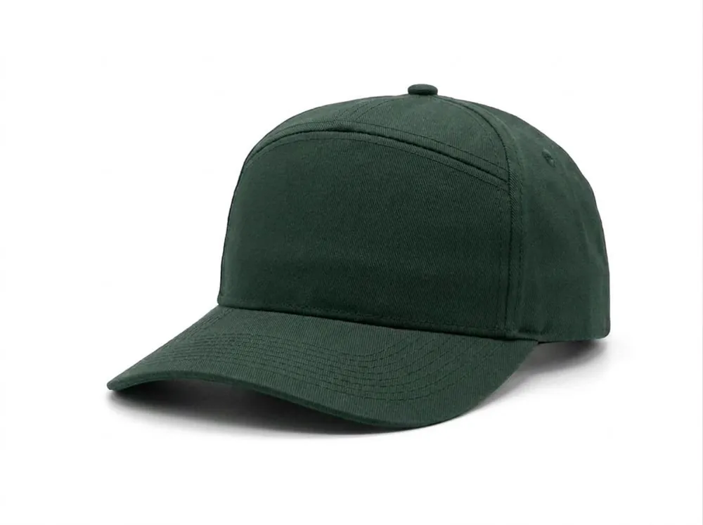 7-Panel Heavy Structure Cap in Dark Green