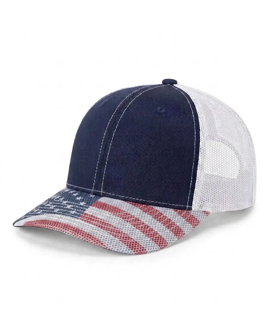 Old Glory in Navy / White / Flag Visor