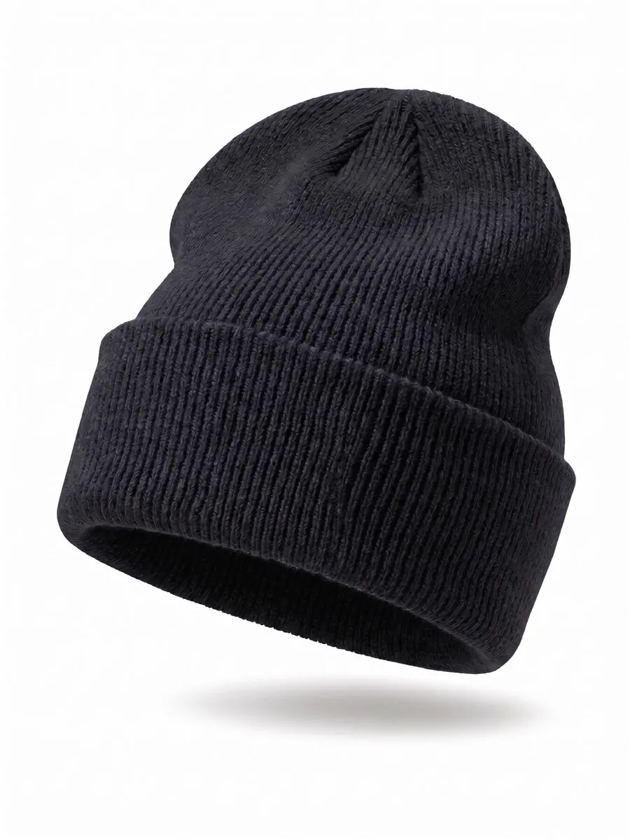 Classic Cuff Beanie in Black