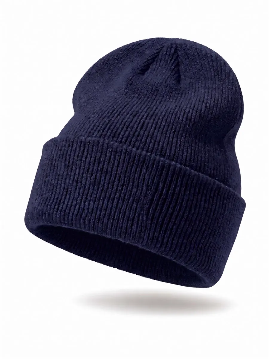 Classic Cuff Beanie in Navy