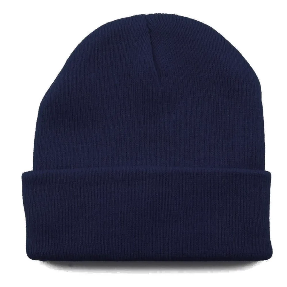 Premium Cuff Beanie in Navy