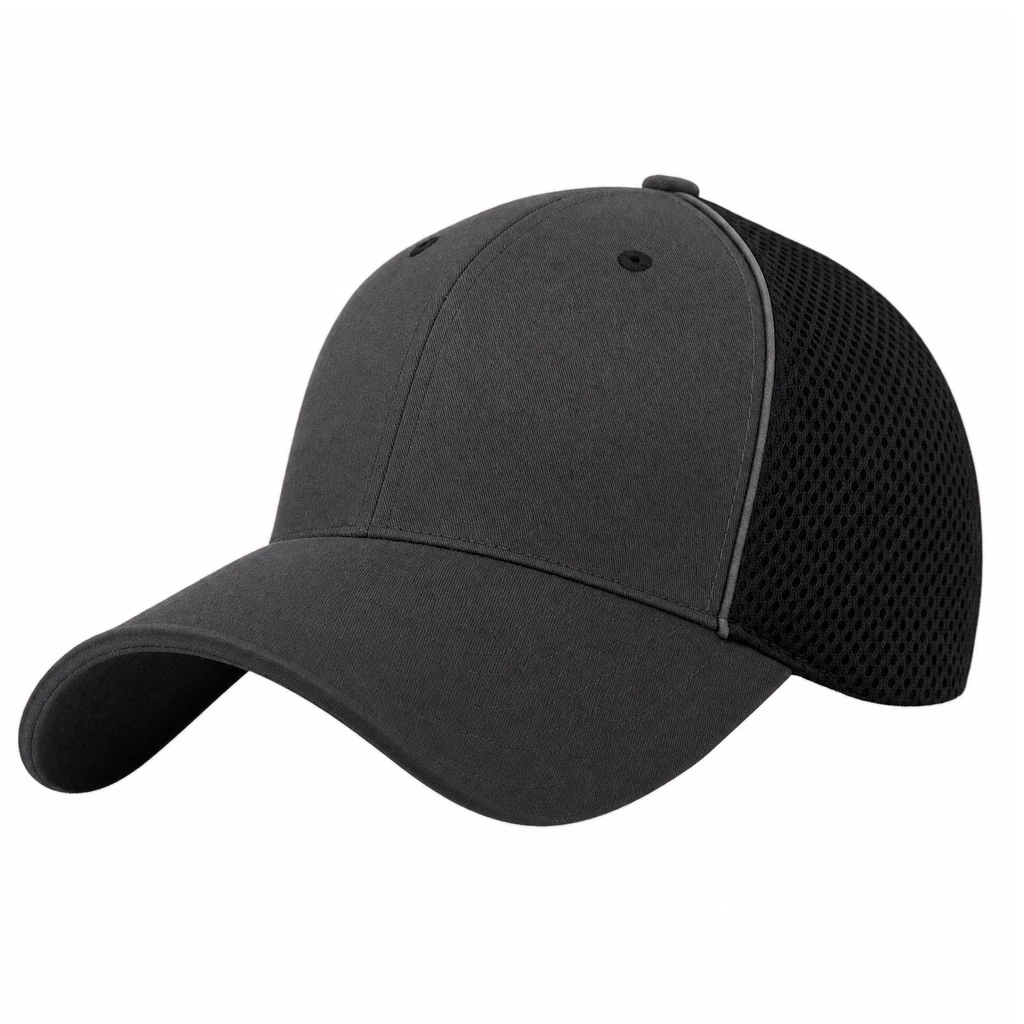 Sportsmesh Trucker Cap in Charcoal / Black