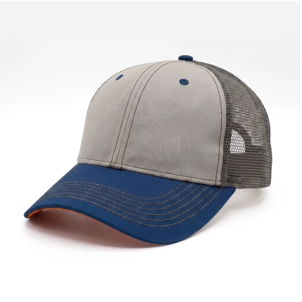 The Tour Cap in Heather Gray / Charcoal / Navy / Burnt Orange