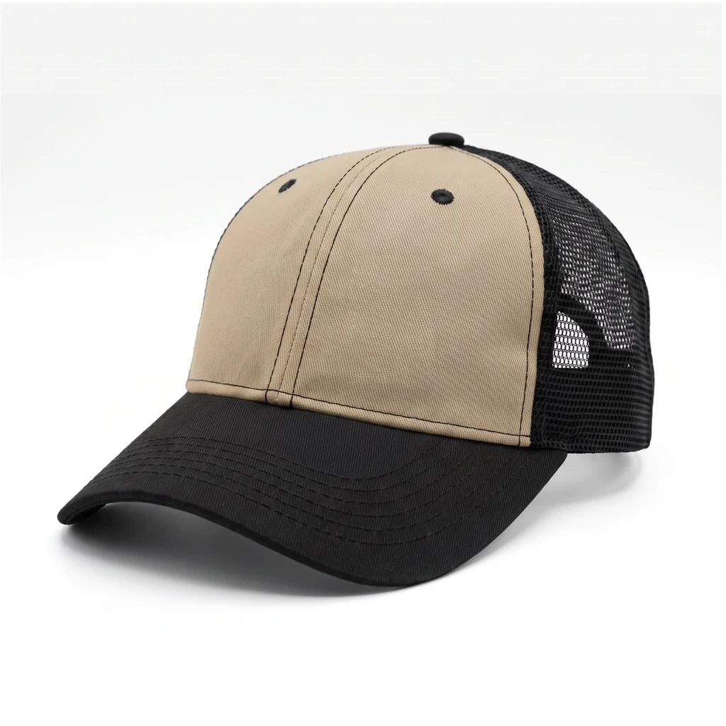 The Tour Cap in Khaki / Black / Black / Black